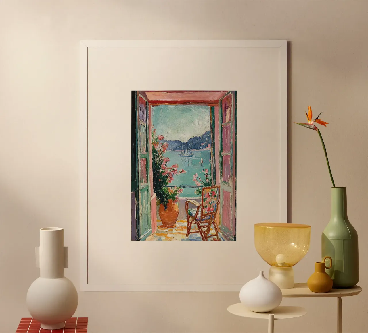 Matisse ispira poster con telaio in alluminio da Nikis Art Studio