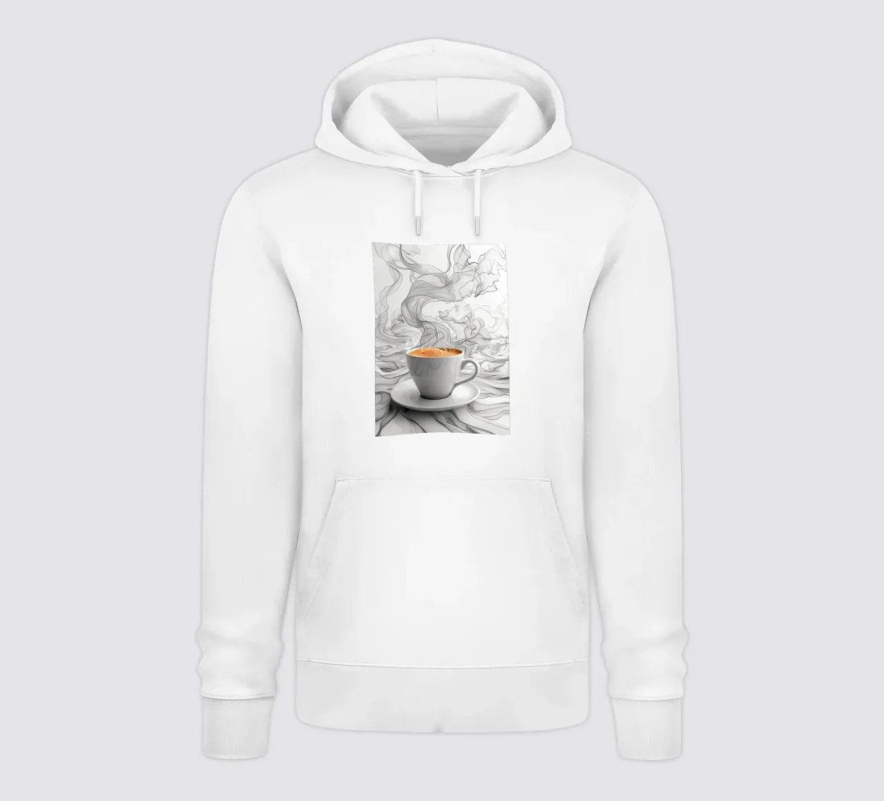 Het is koffietijd expresso hoodie van Justyna Jaszke JBJart