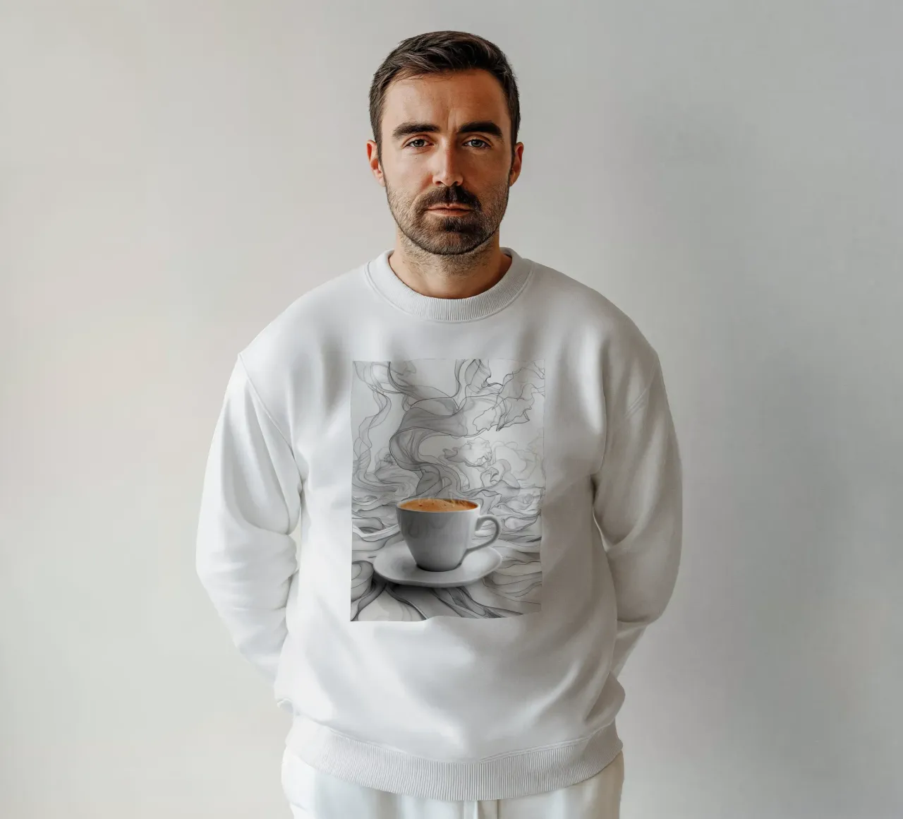 Es ist Kaffeezeit Expresso Sweatshirt von Justyna Jaszke JBJart