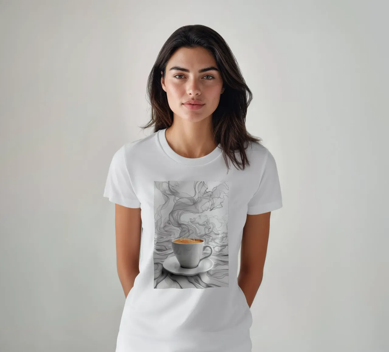 È l'ora del caffè espresso t-shirt da Justyna Jaszke JBJart