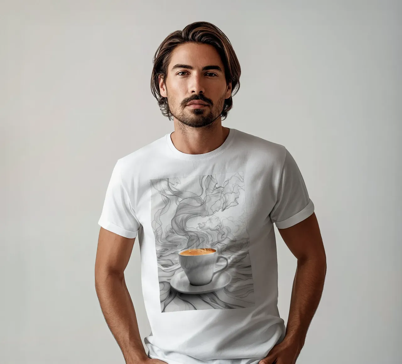 È l'ora del caffè espresso t-shirt da Justyna Jaszke JBJart