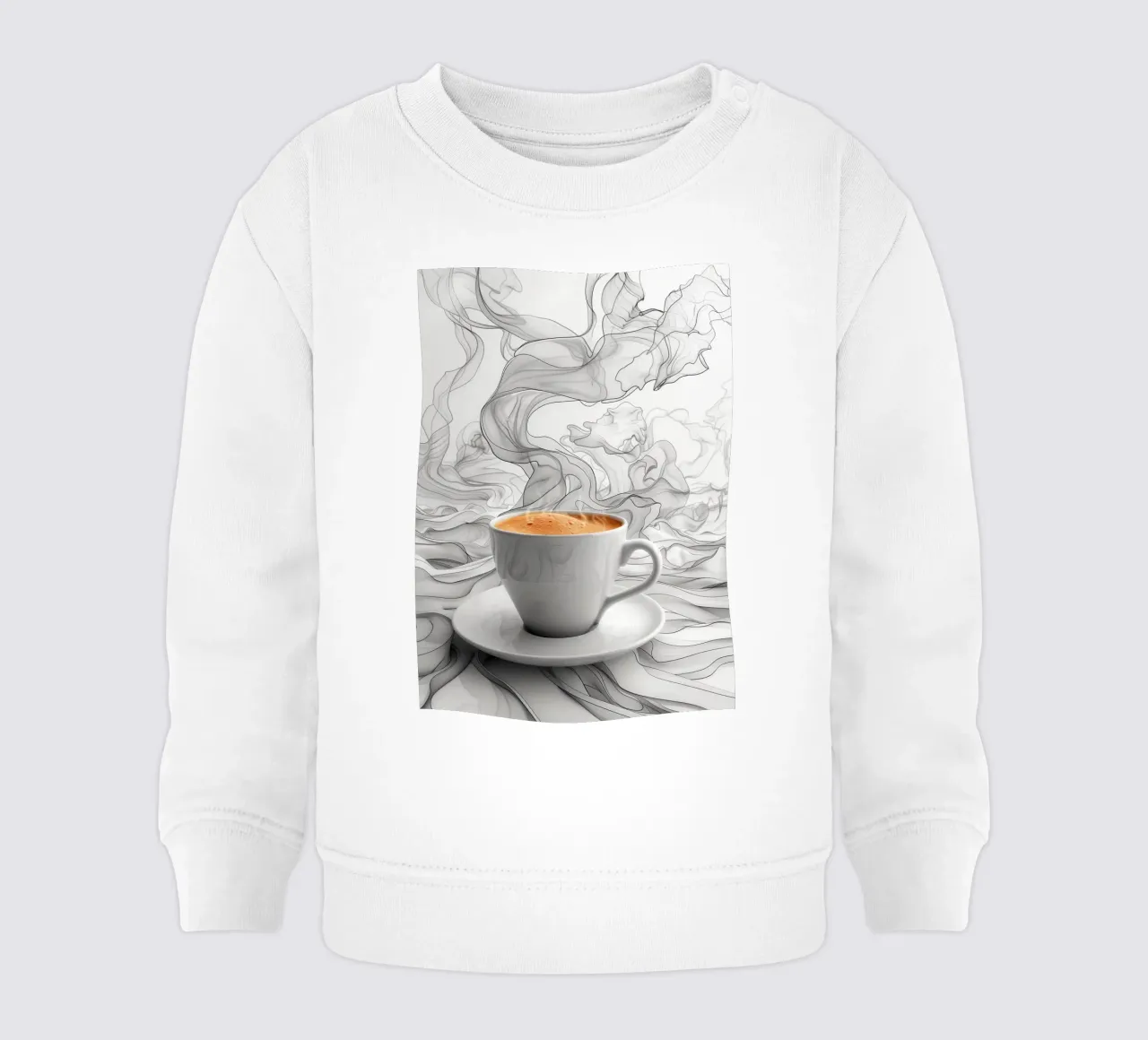 C'est l'heure du café expresso sweat pour bébé de Justyna Jaszke JBJart