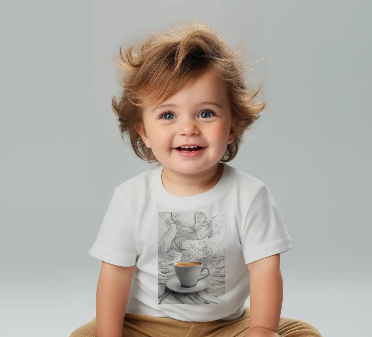 È l'ora del caffè espresso maglietta neonato da Justyna Jaszke JBJart