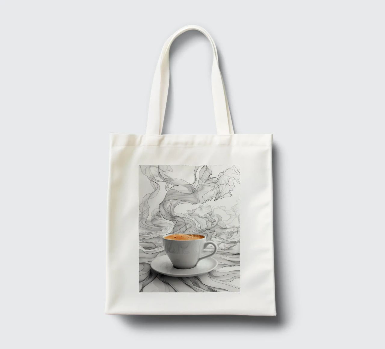 È l'ora del caffè espresso borsa in juta da Justyna Jaszke JBJart