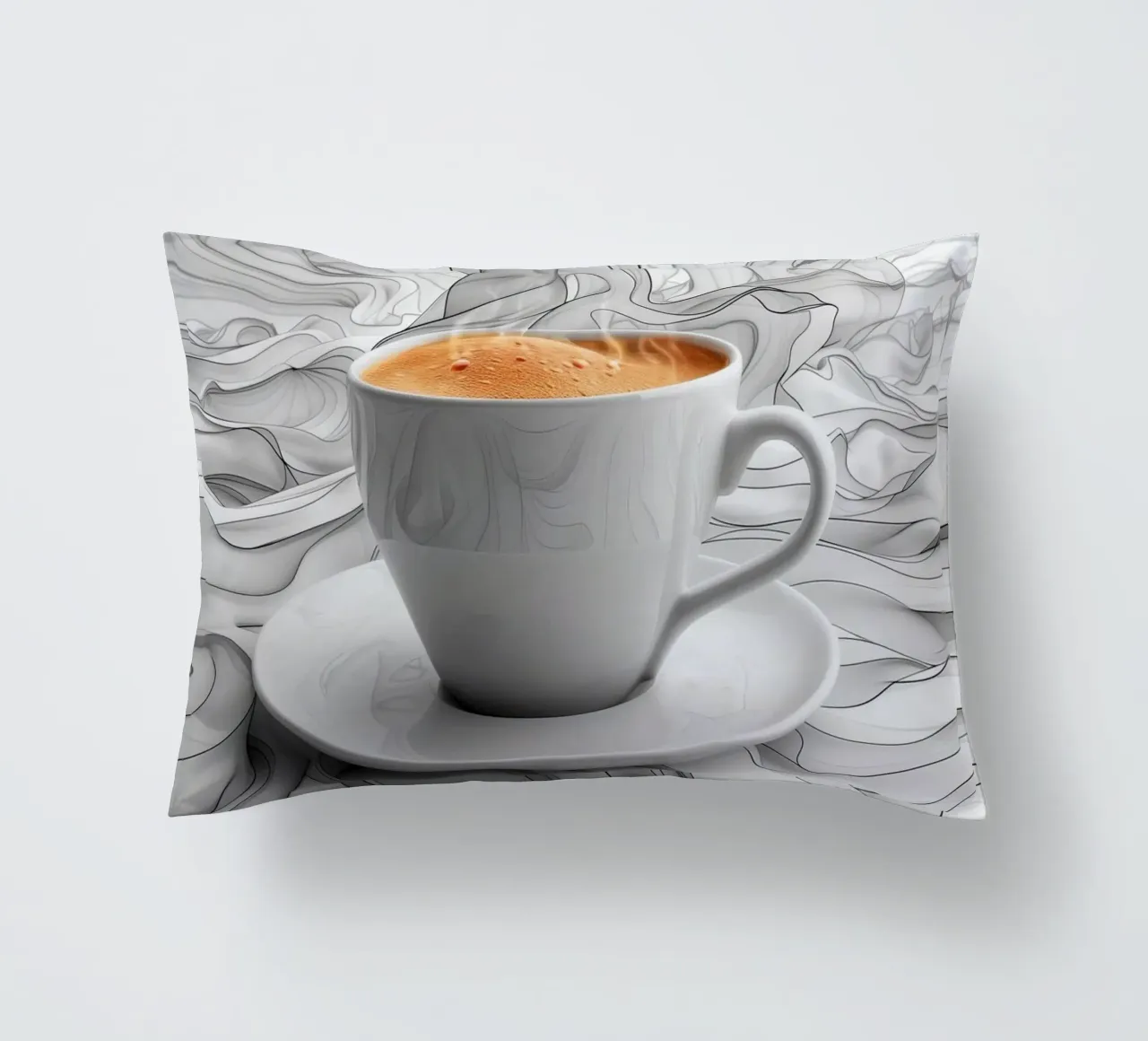 È l'ora del caffè espresso cuscino da Justyna Jaszke JBJart