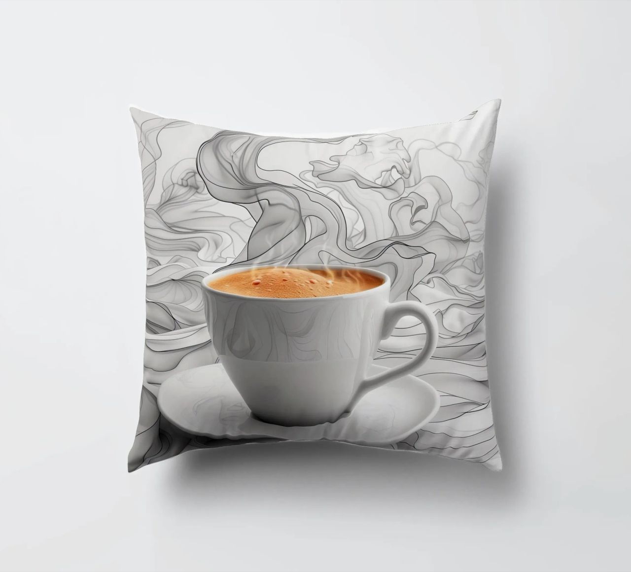 È l'ora del caffè espresso cuscino da Justyna Jaszke JBJart