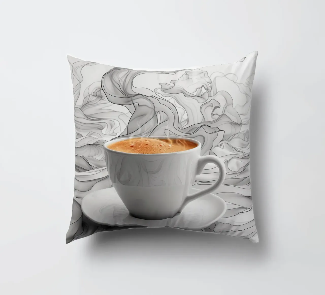 È l'ora del caffè espresso cuscino da Justyna Jaszke JBJart