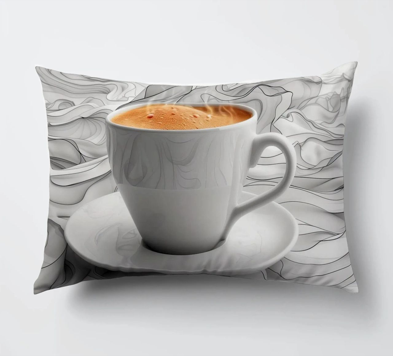 È l'ora del caffè espresso cuscino da Justyna Jaszke JBJart