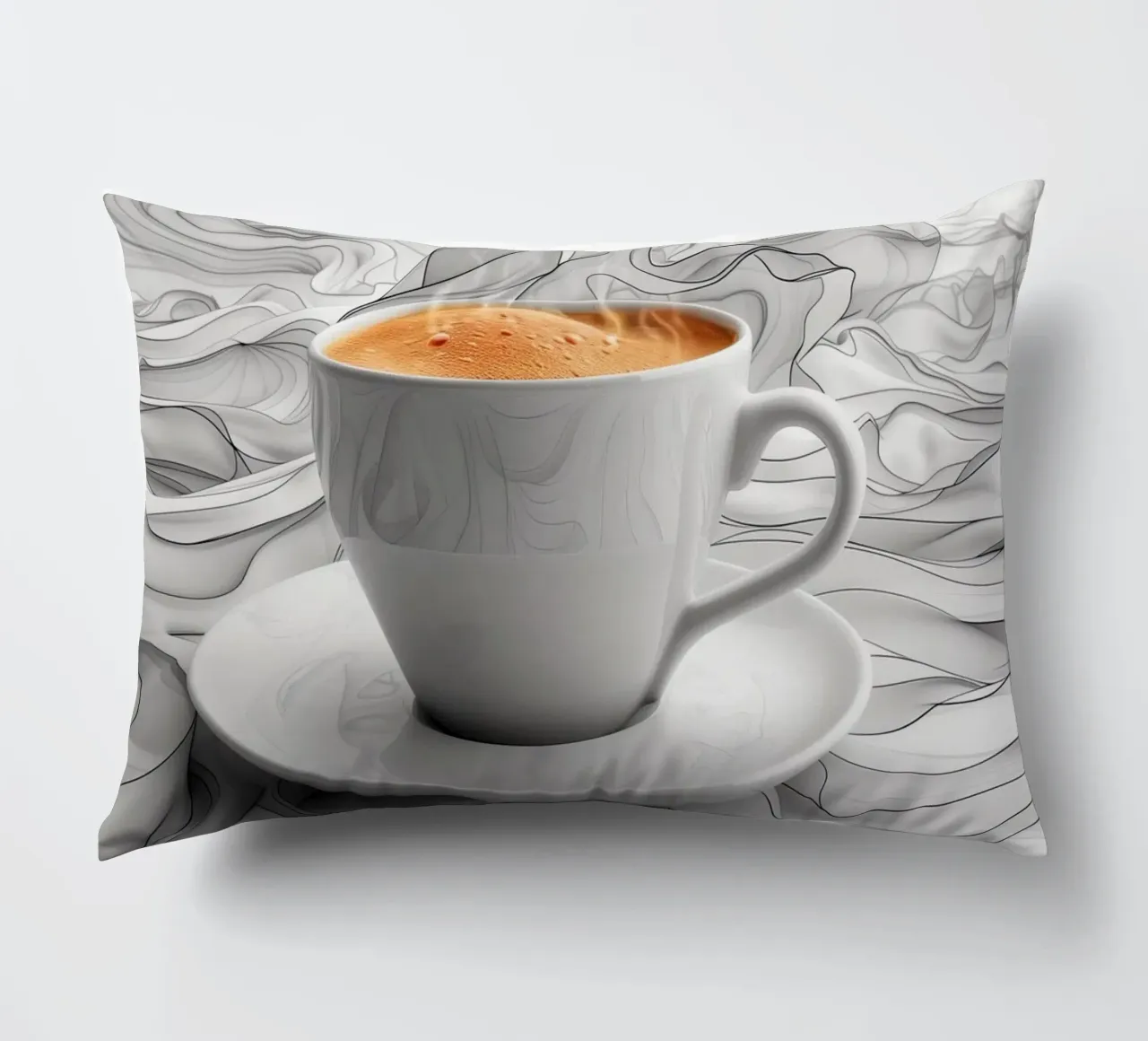 È l'ora del caffè espresso cuscino da Justyna Jaszke JBJart