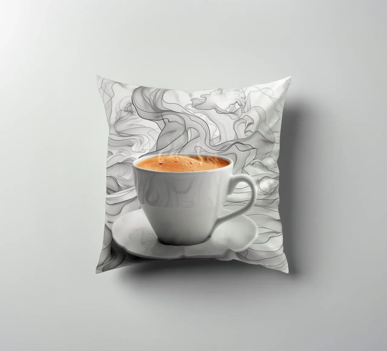 È l'ora del caffè espresso cuscino da Justyna Jaszke JBJart