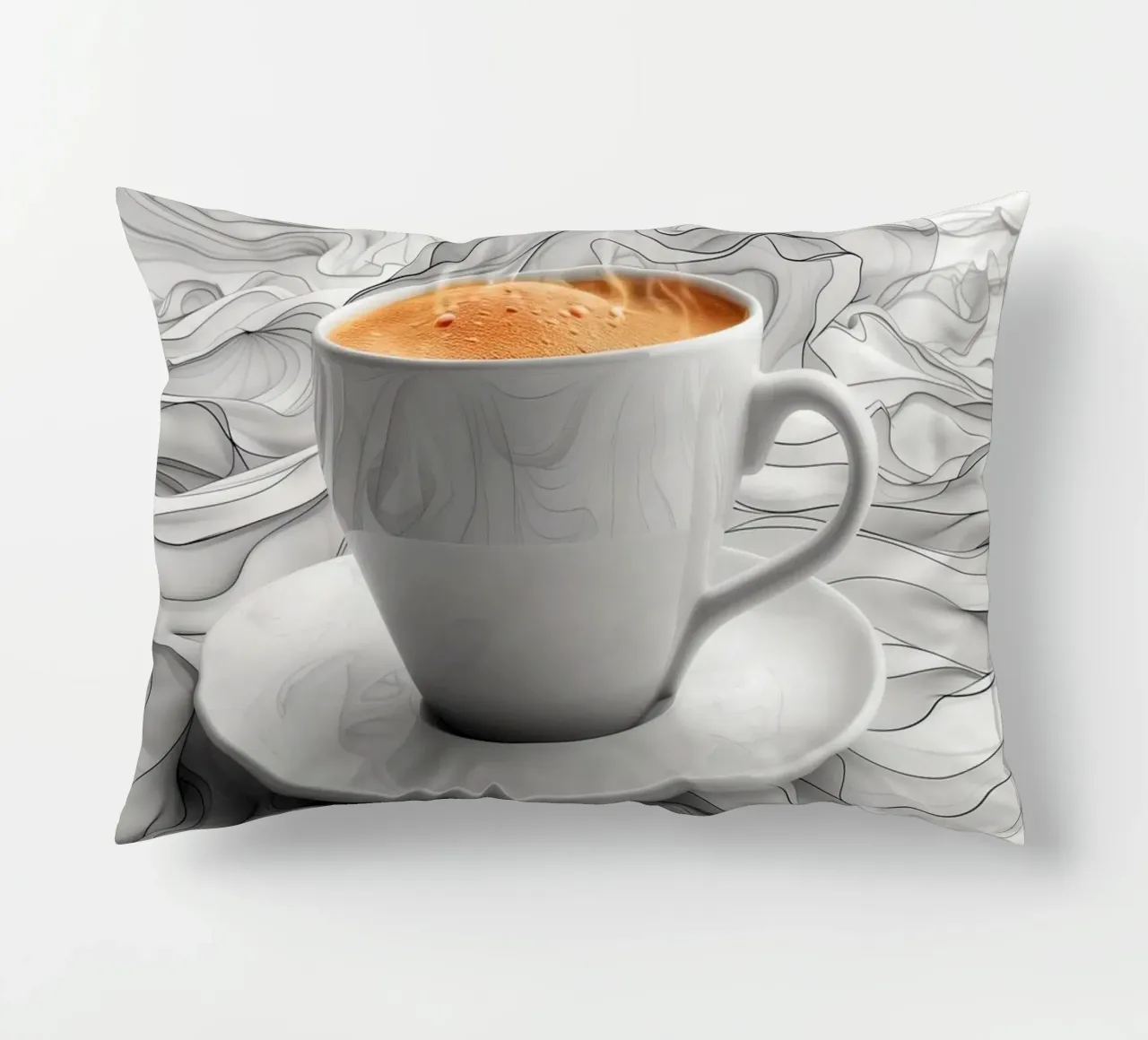 È l'ora del caffè espresso cuscino da Justyna Jaszke JBJart