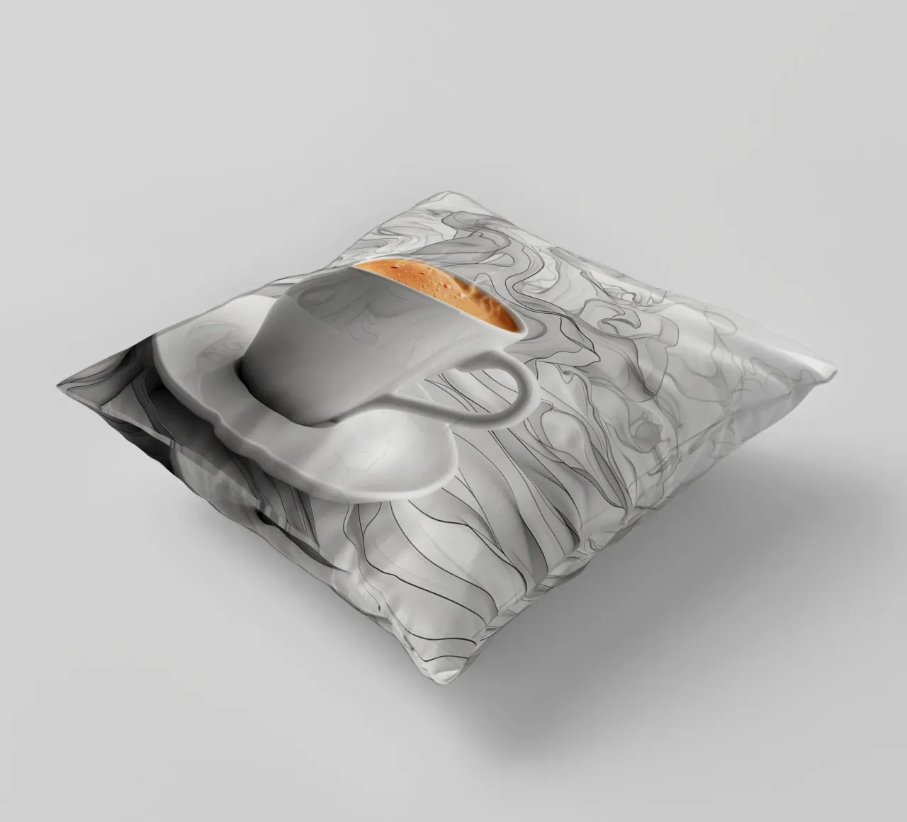 È l'ora del caffè espresso cuscino da Justyna Jaszke JBJart