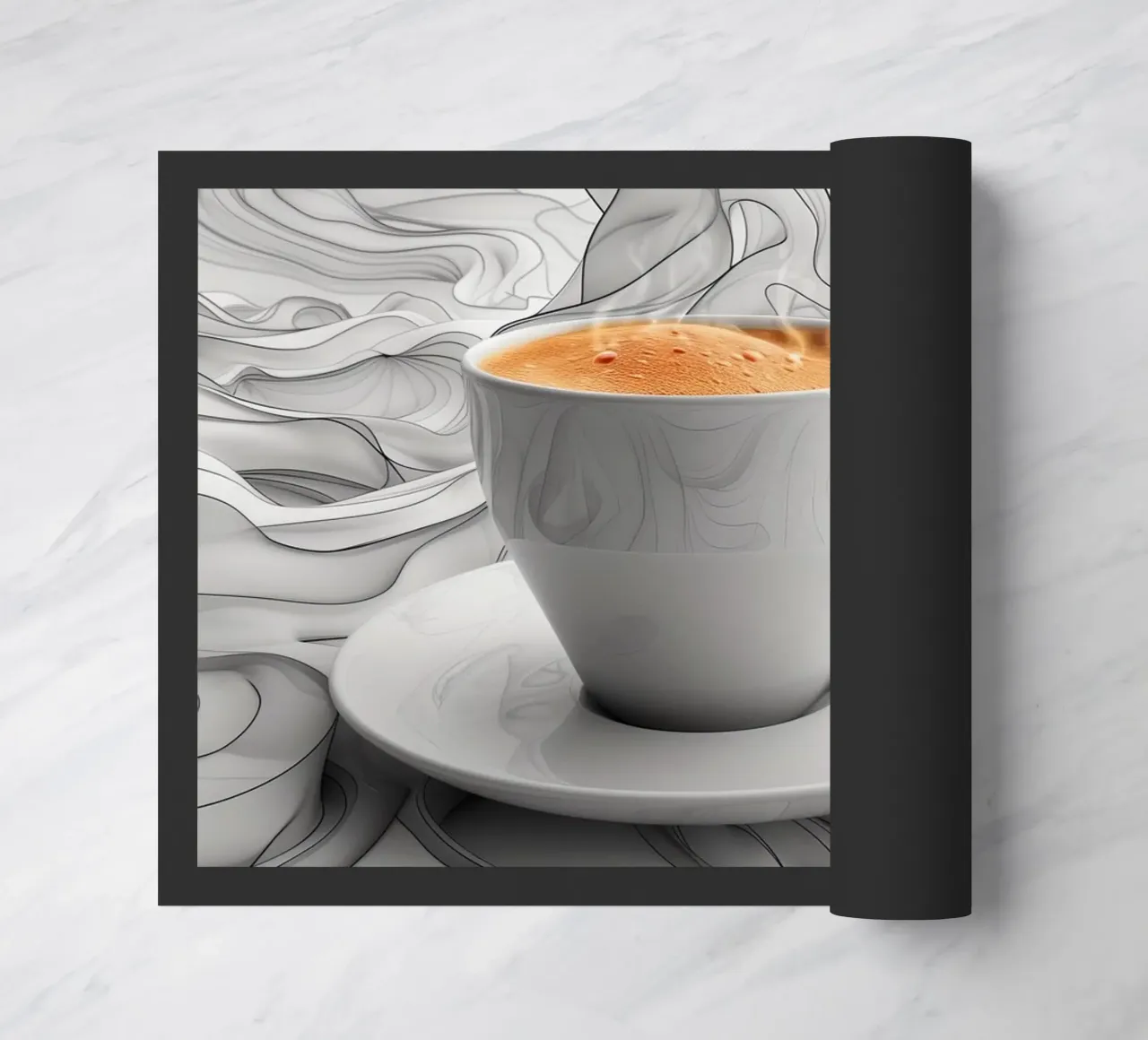 It's coffee time expresso doormat by Justyna Jaszke JBJart