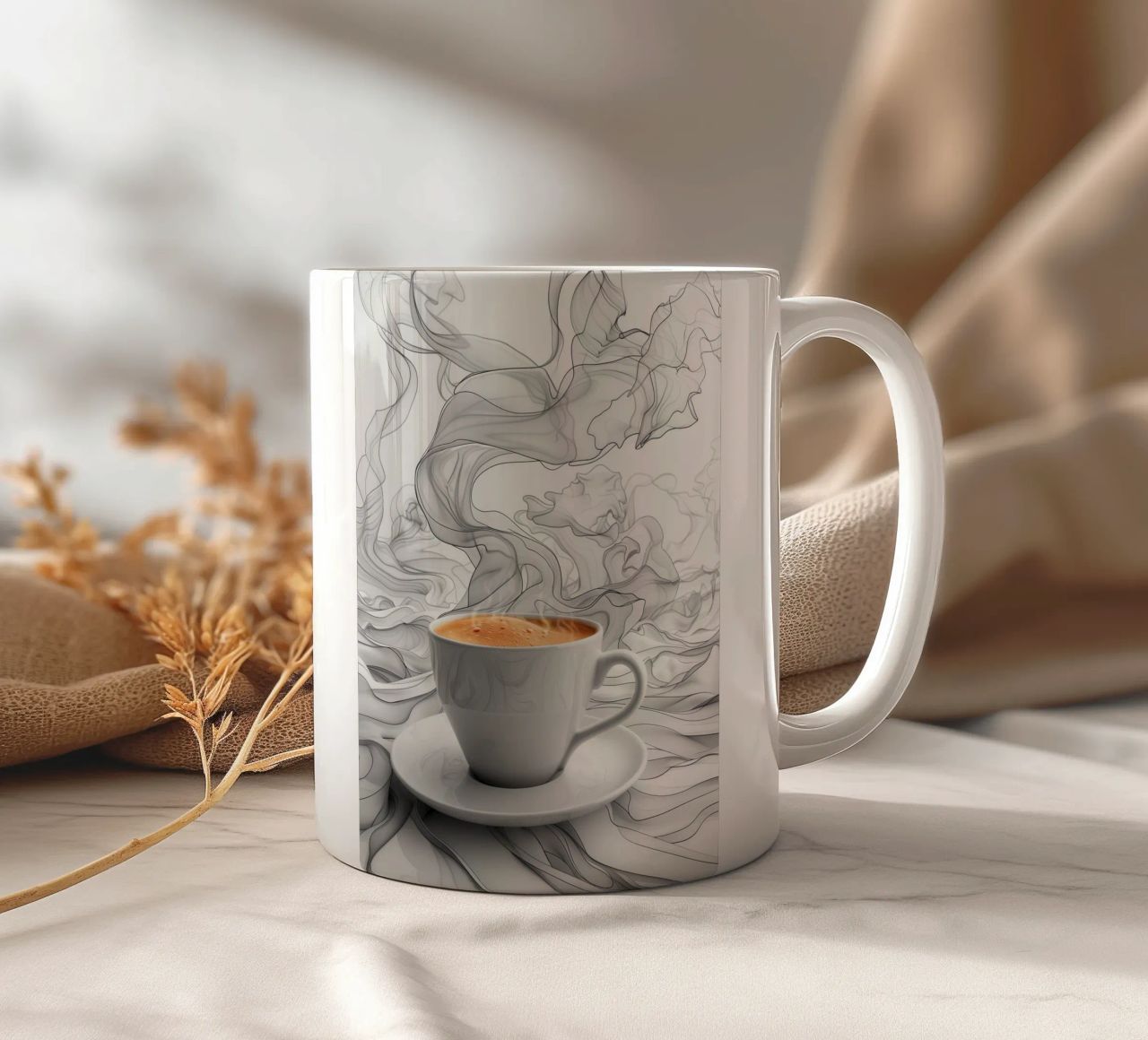 È l'ora del caffè espresso tazza in ceramica da Justyna Jaszke JBJart