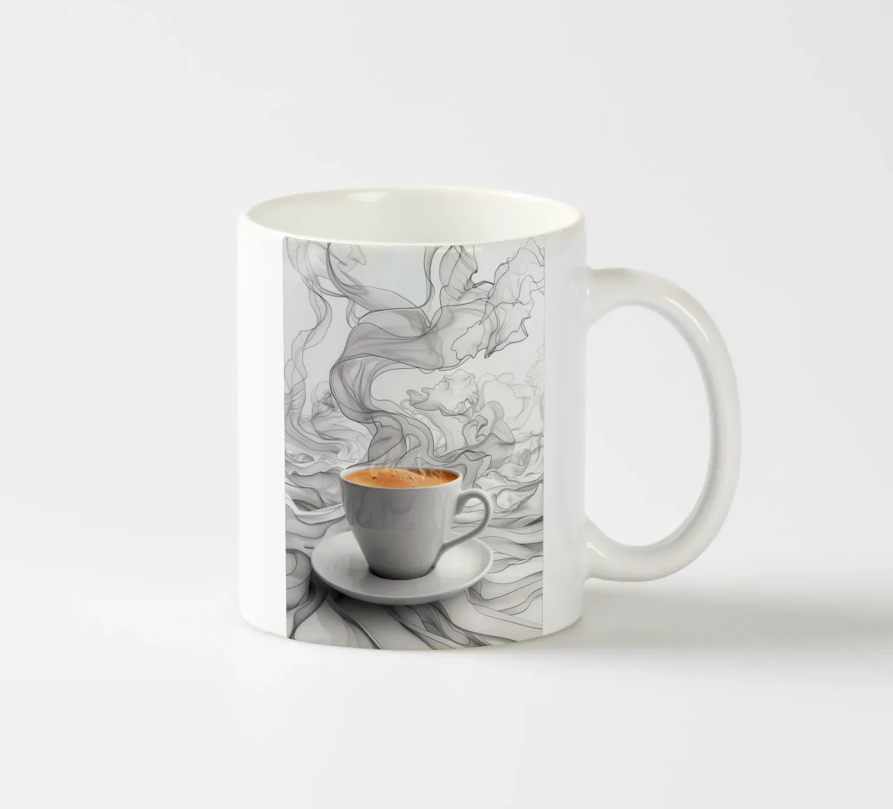 Es la hora del café expreso taza de cerámica de Justyna Jaszke JBJart