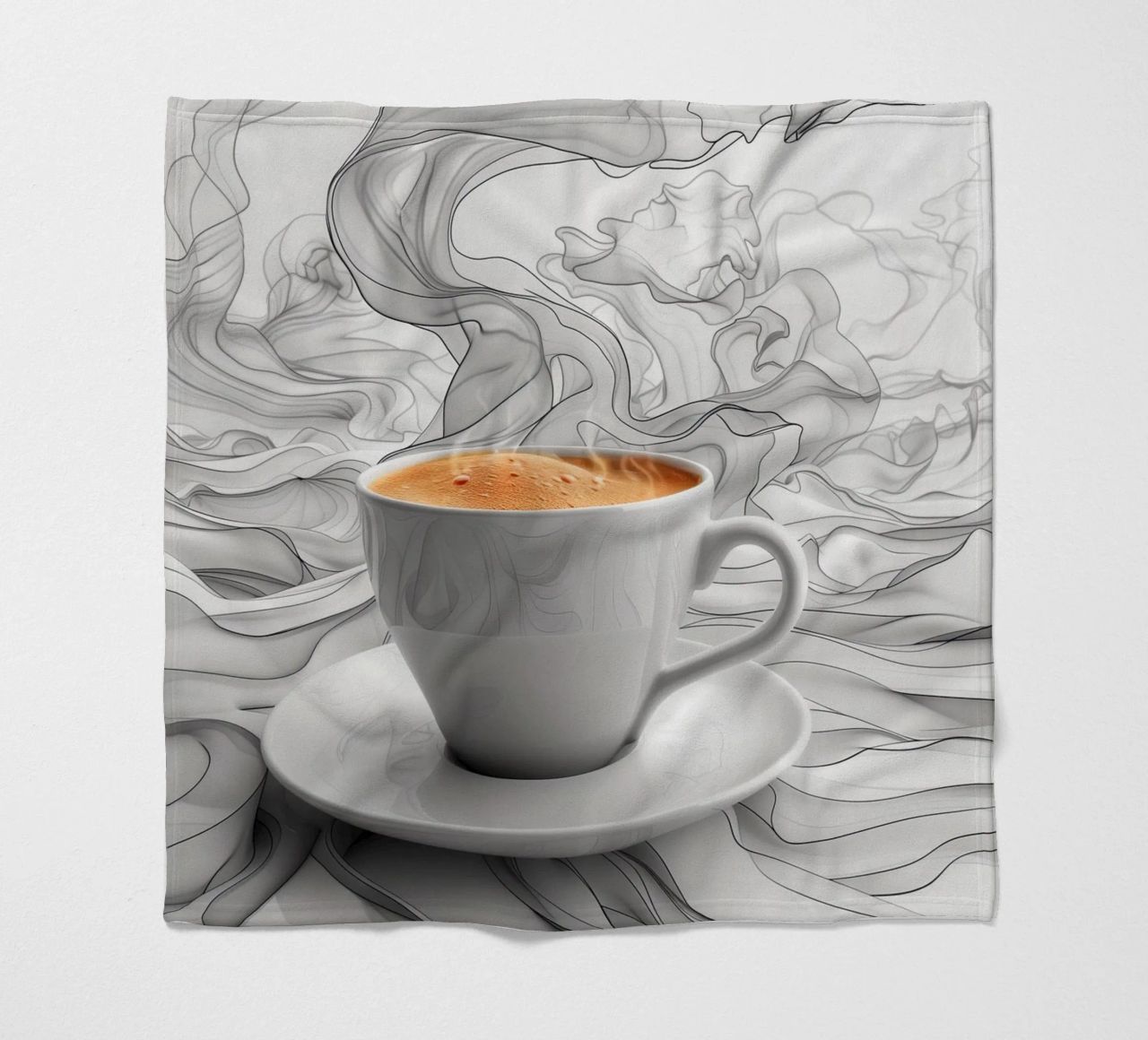 È l'ora del caffè espresso coperta in pile da Justyna Jaszke JBJart