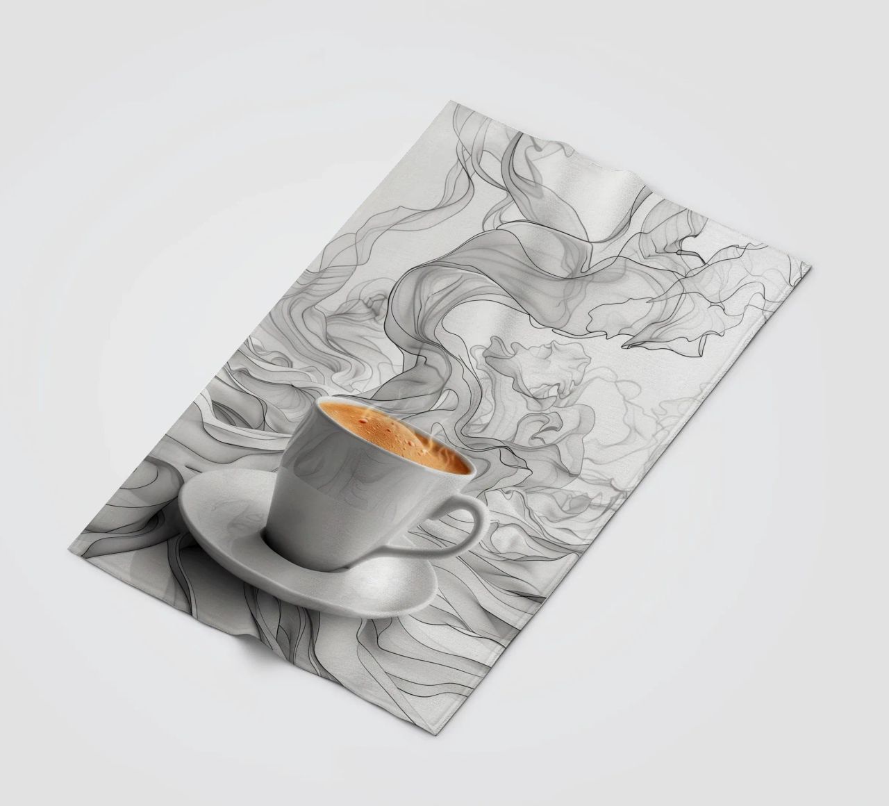 È l'ora del caffè espresso coperta in pile da Justyna Jaszke JBJart