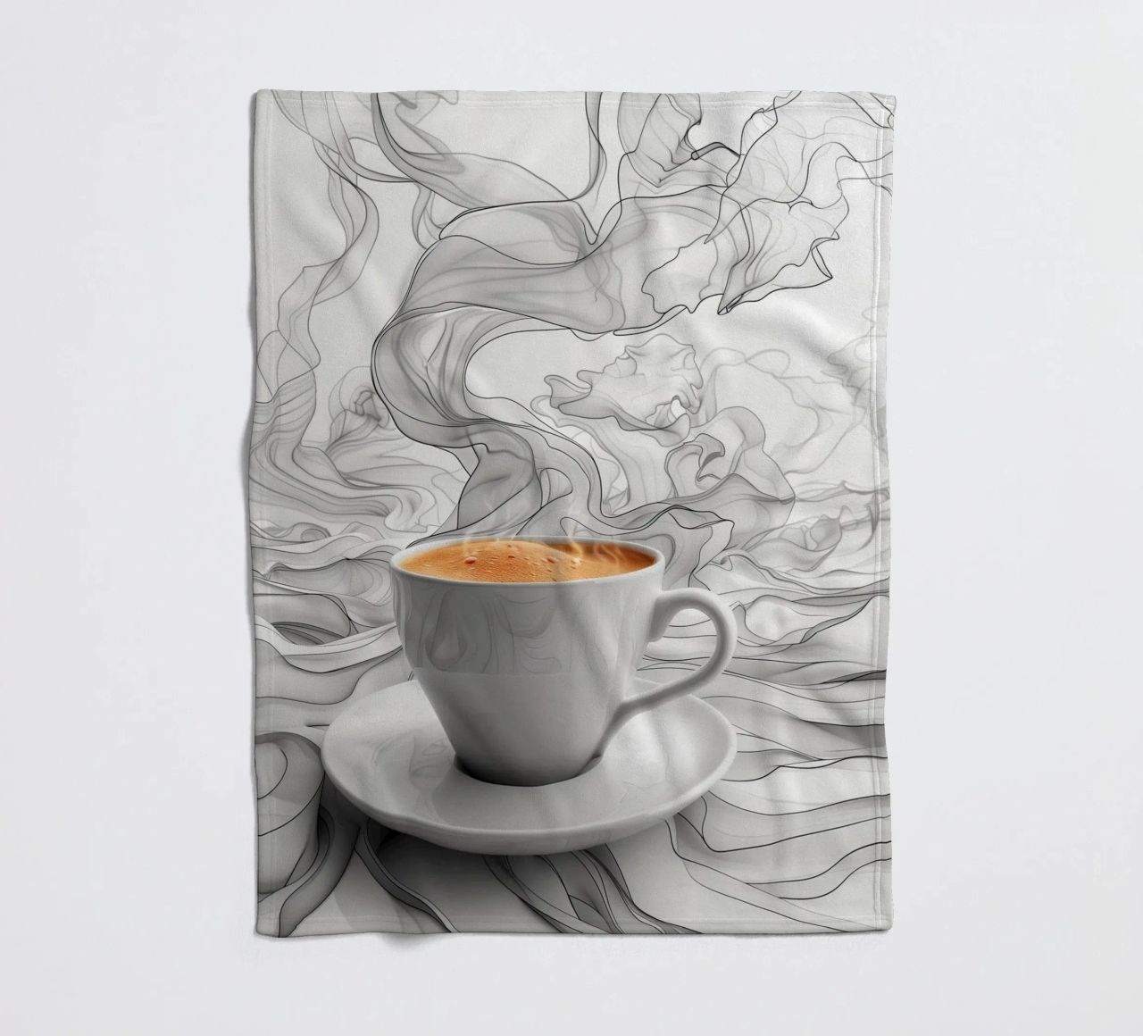 È l'ora del caffè espresso coperta in pile da Justyna Jaszke JBJart