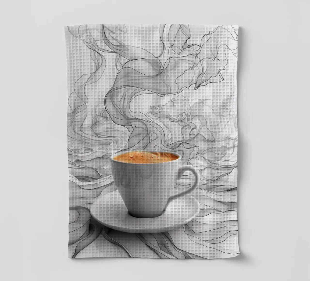 È l'ora del caffè espresso canovaccio da cucina da Justyna Jaszke JBJart