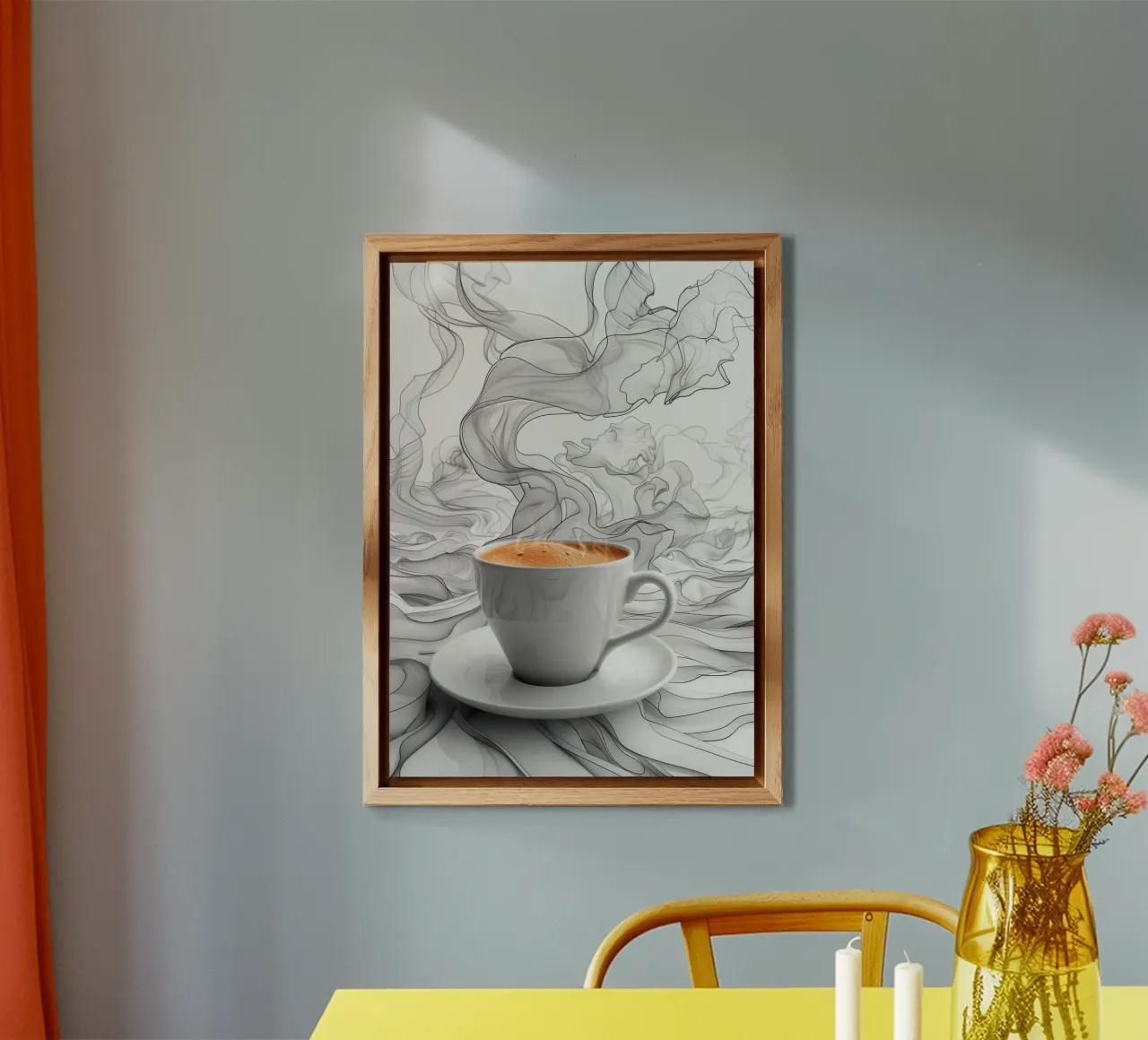 È l'ora del caffè espresso alluminio dibond da Justyna Jaszke JBJart