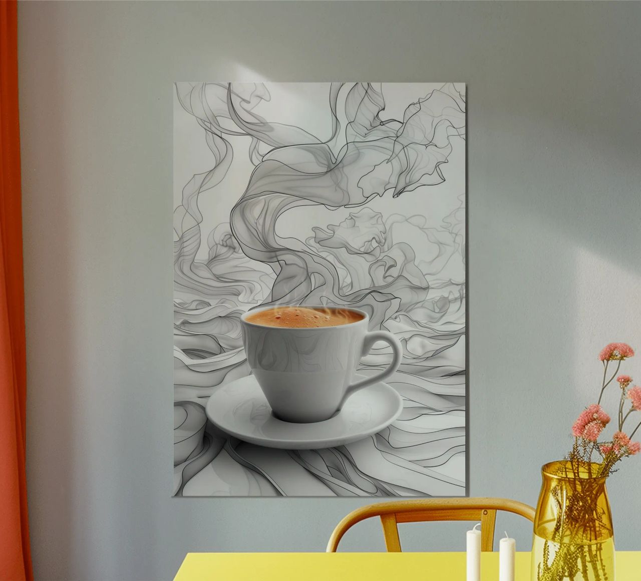 È l'ora del caffè espresso alluminio dibond da Justyna Jaszke JBJart