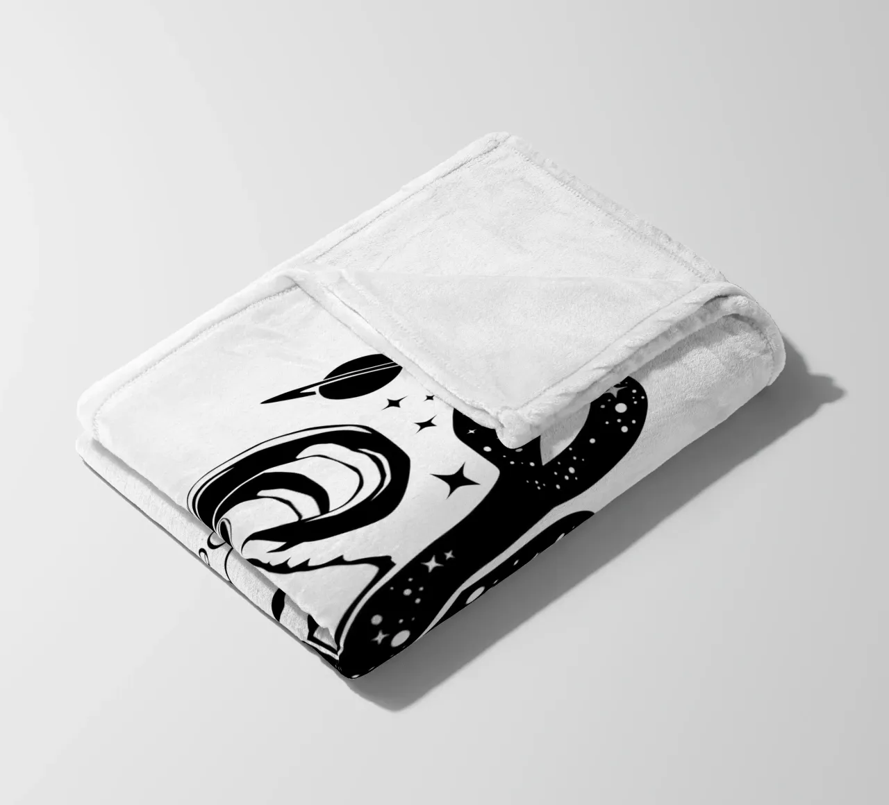 Capricorn coperta in pile da Indigo Rain