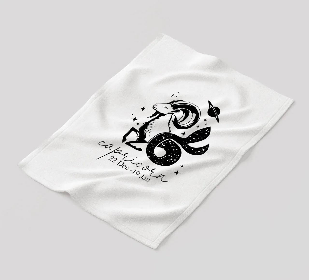 Capricorn coperta in pile da Indigo Rain