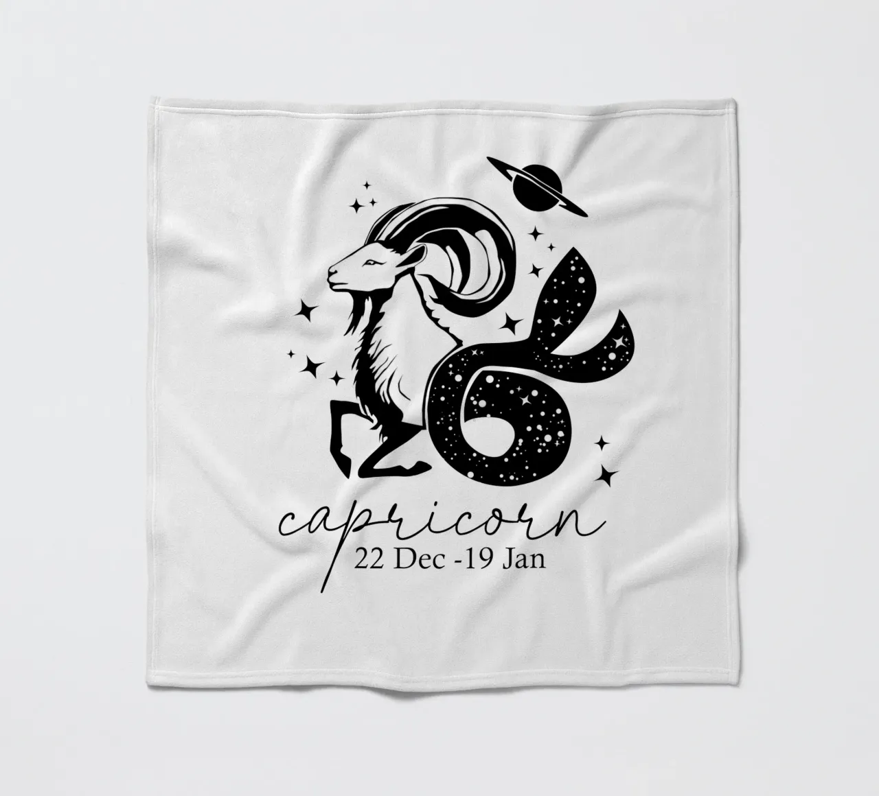 Capricorn coperta in pile da Indigo Rain