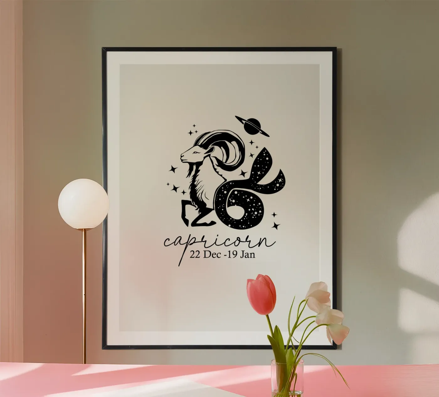 Capricorn Poster von Indigo Rain