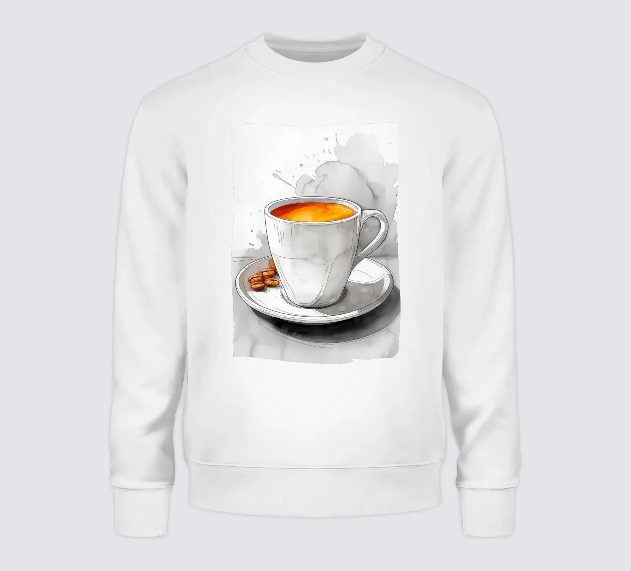 È l'ora del caffè felpa da Justyna Jaszke JBJart