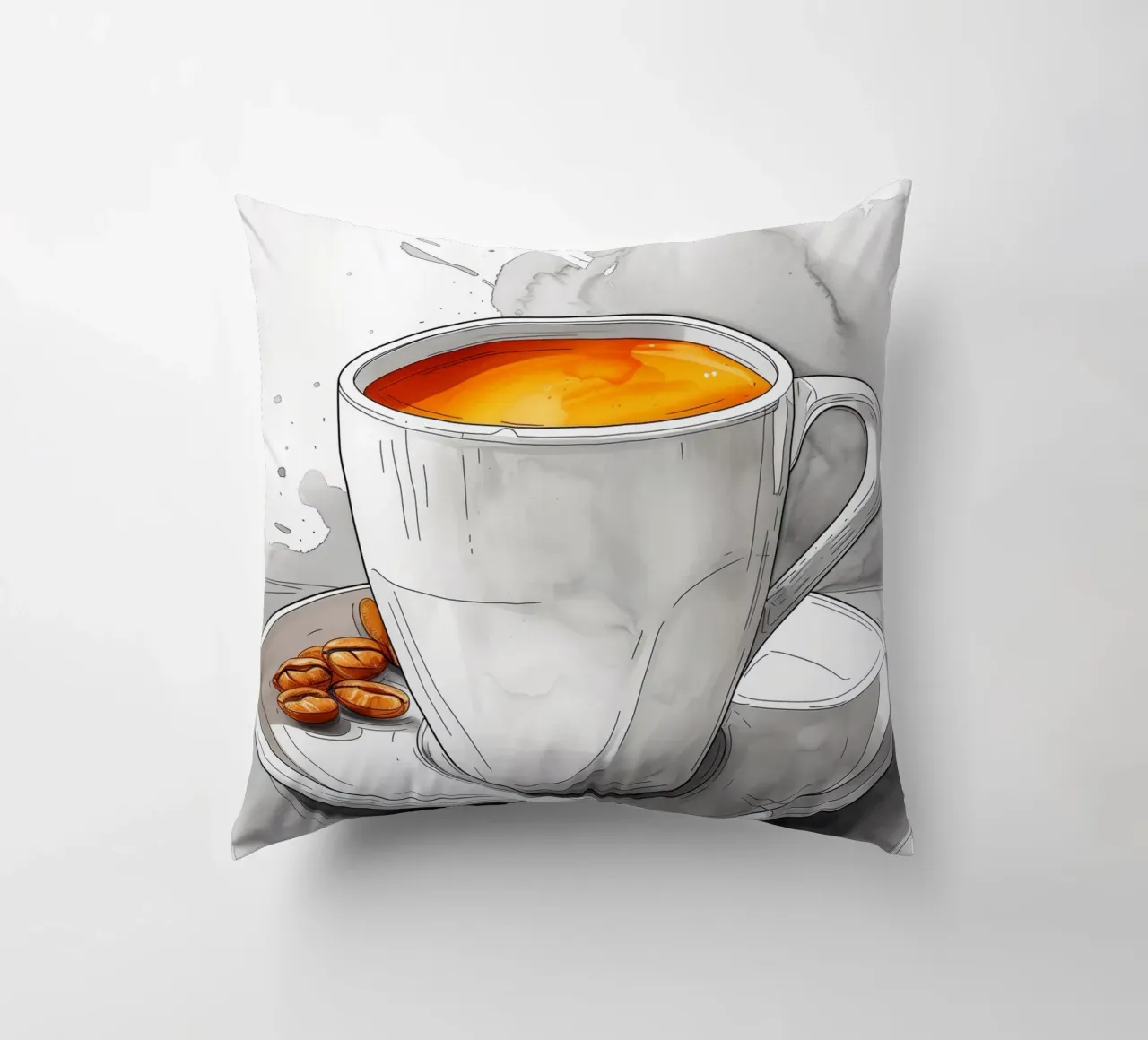 È l'ora del caffè cuscino da Justyna Jaszke JBJart