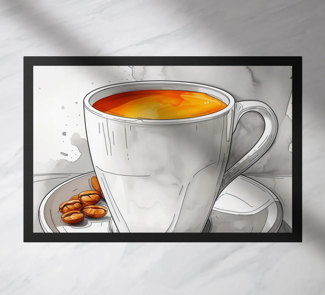 È l'ora del caffè zerbino da Justyna Jaszke JBJart