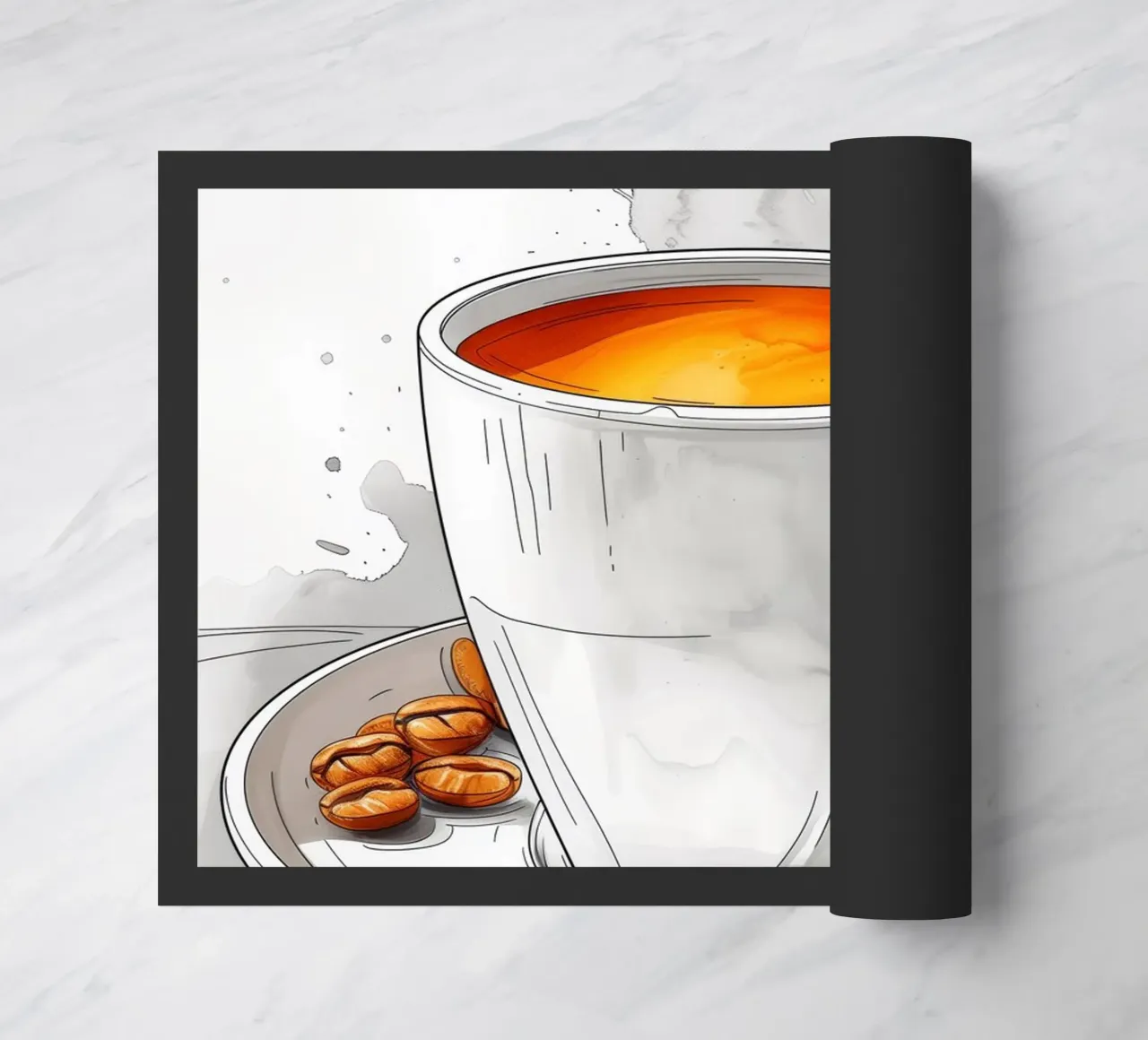 È l'ora del caffè zerbino da Justyna Jaszke JBJart