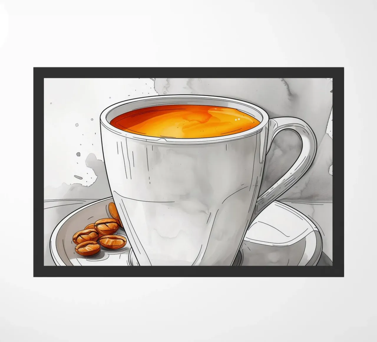 Es la hora del café felpudo de Justyna Jaszke JBJart