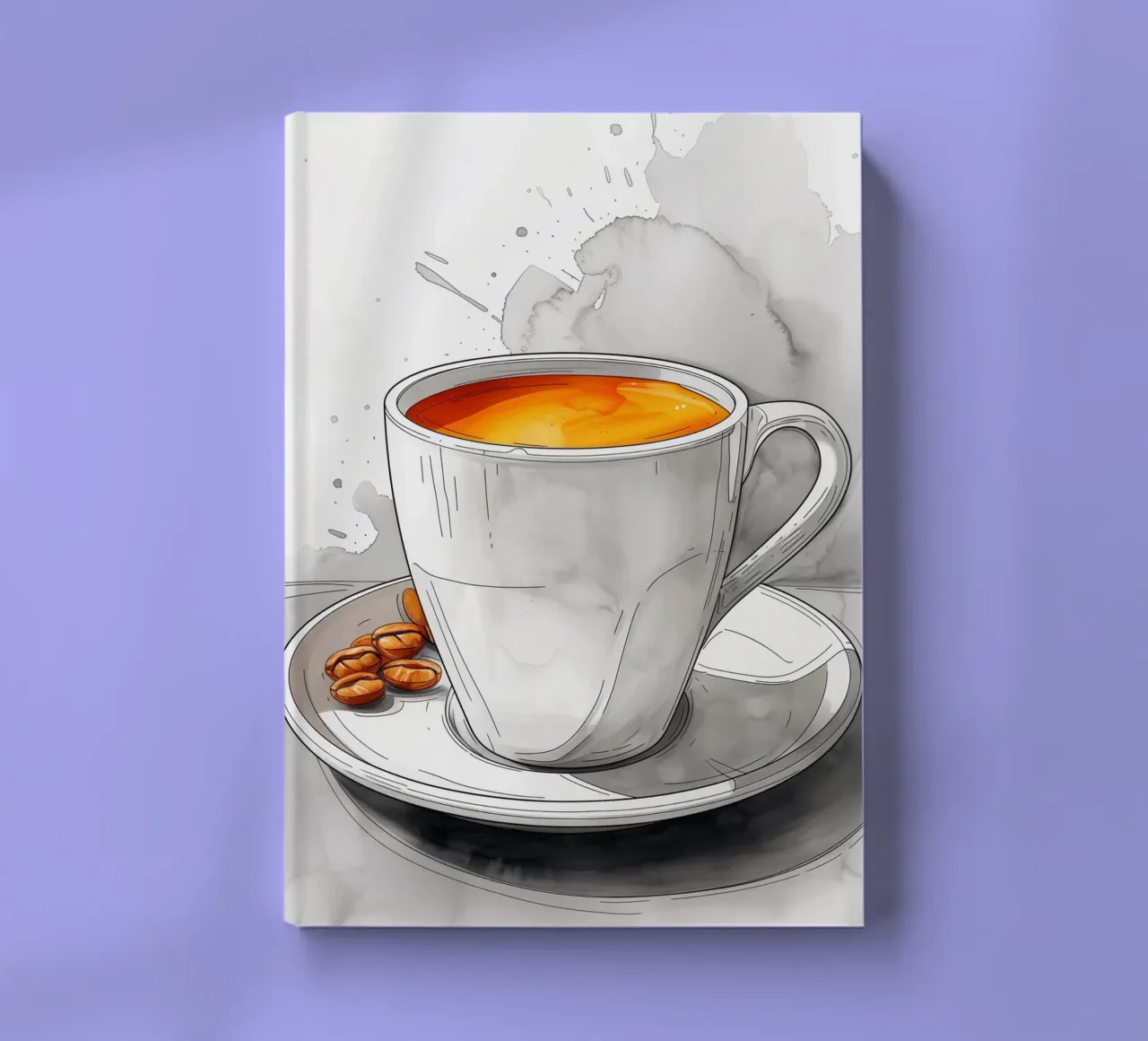 C'est l'heure du café carnet de notes de Justyna Jaszke JBJart