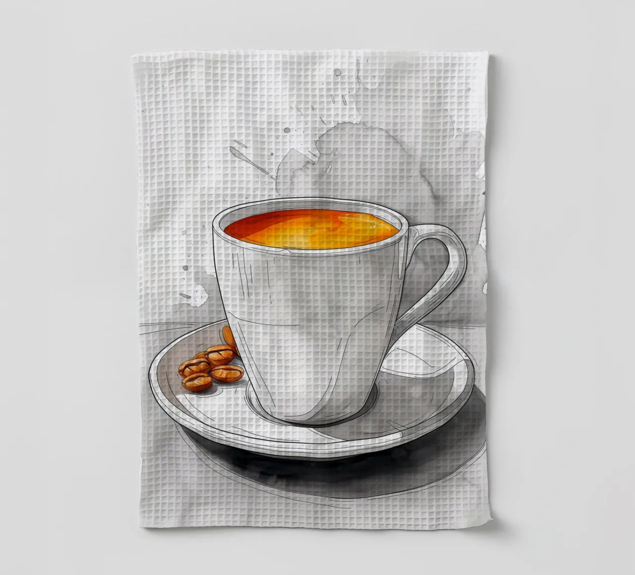 È l'ora del caffè canovaccio da cucina da Justyna Jaszke JBJart