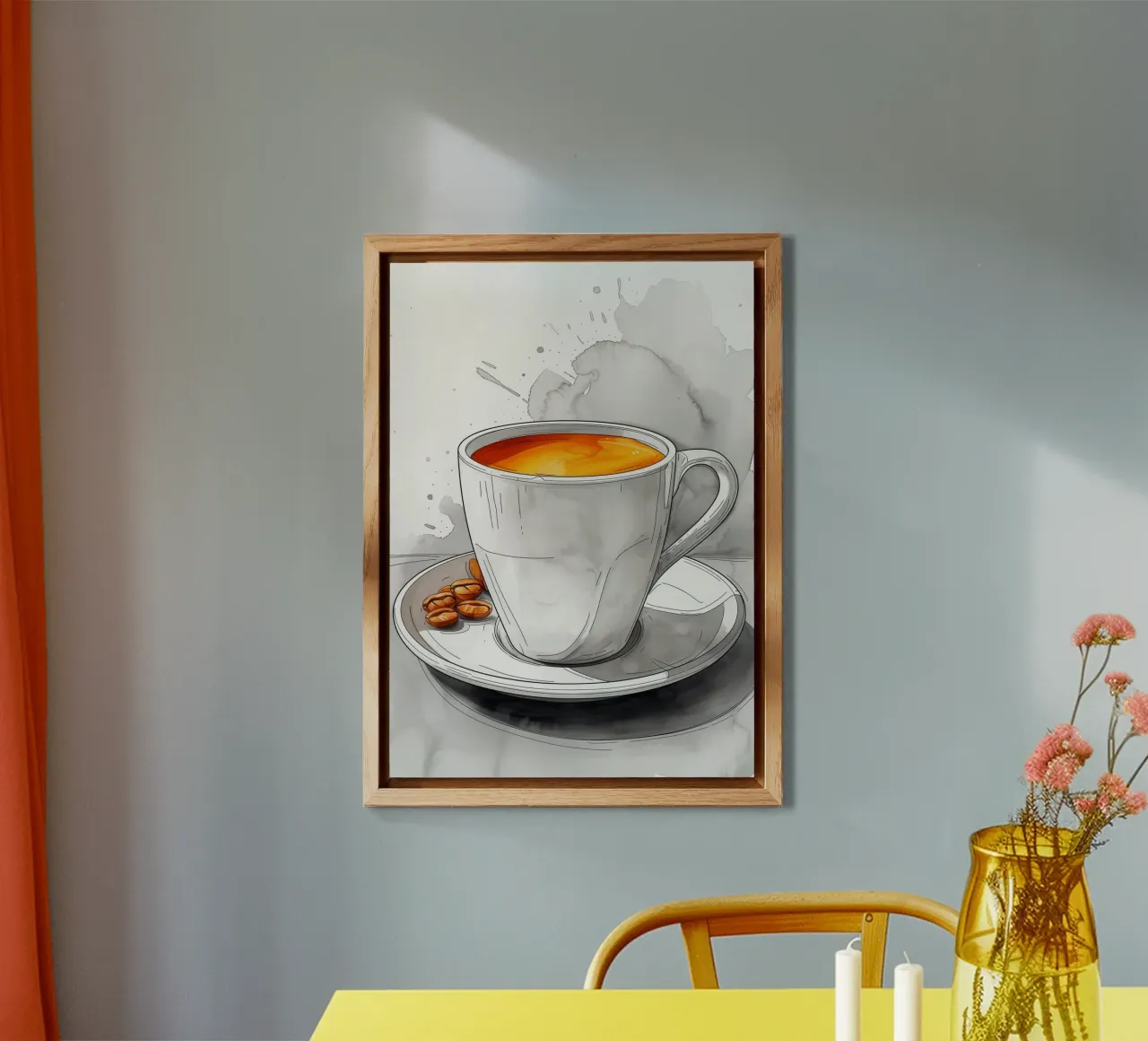 È l'ora del caffè alluminio dibond da Justyna Jaszke JBJart