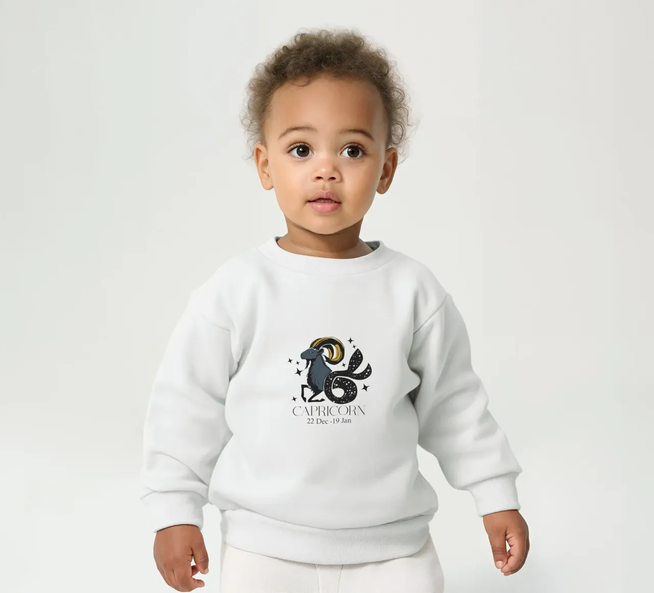 Capricorn Retro Design felpa neonato da Indigo Rain