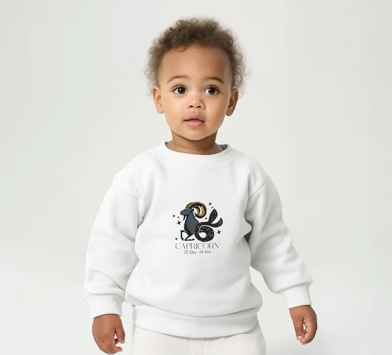 Capricorn Retro Design felpa neonato da Indigo Rain