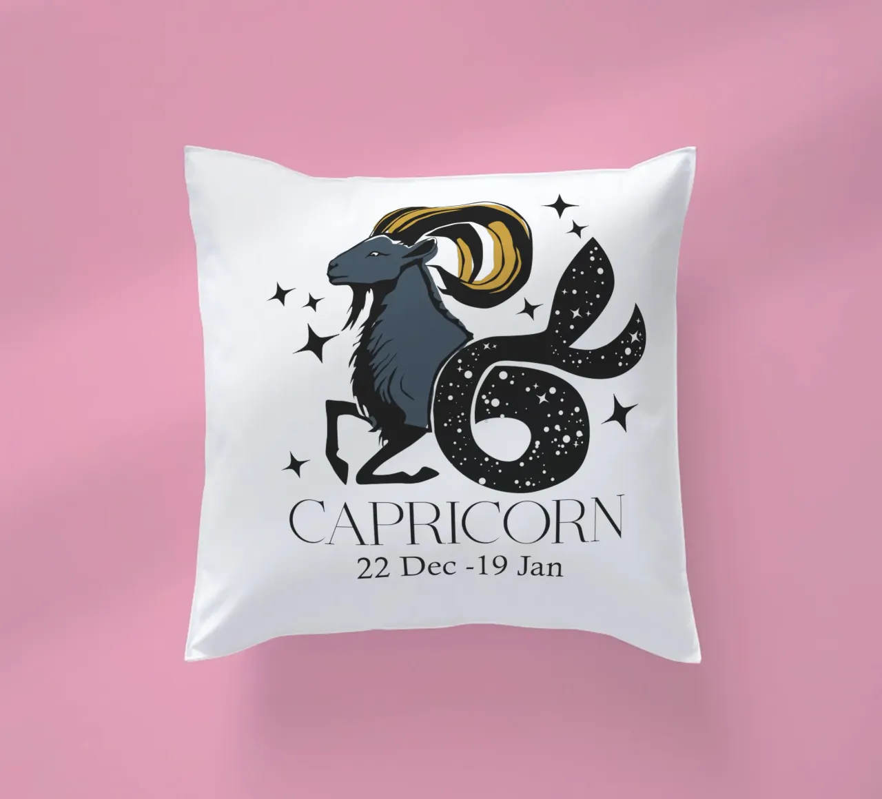 Capricorn Retro Design cuscino da Indigo Rain