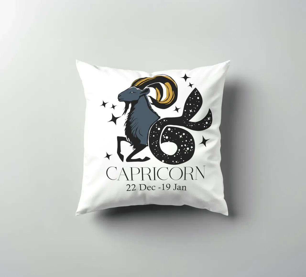 Capricorn Retro Design cuscino da Indigo Rain