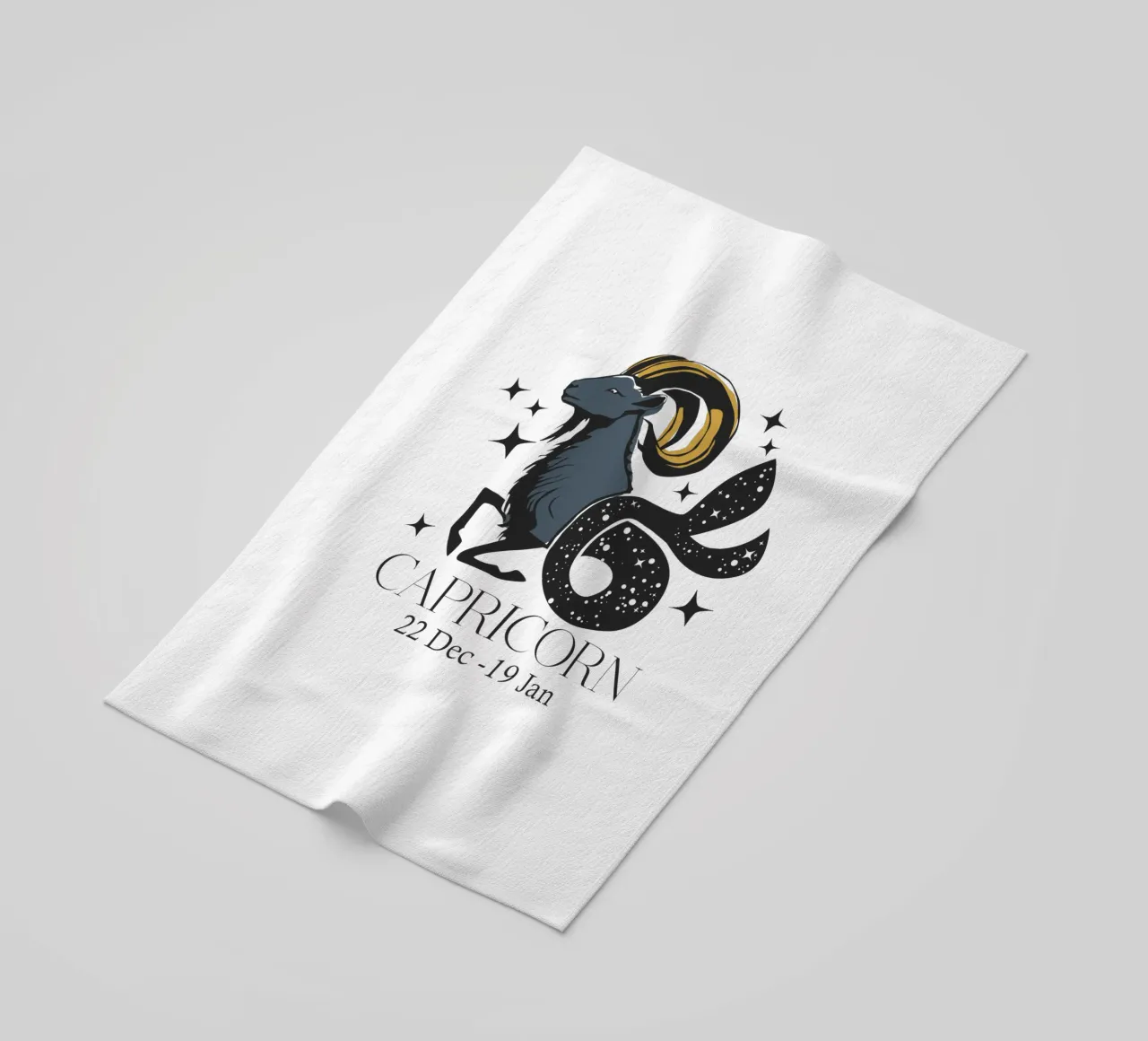 Capricorn Retro Design telo mare da Indigo Rain