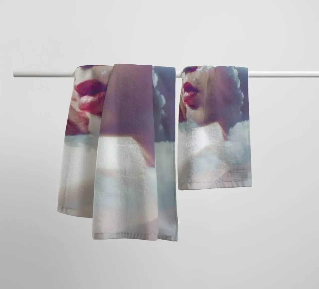 Cloud In Girl towel by Jovana Rikalo