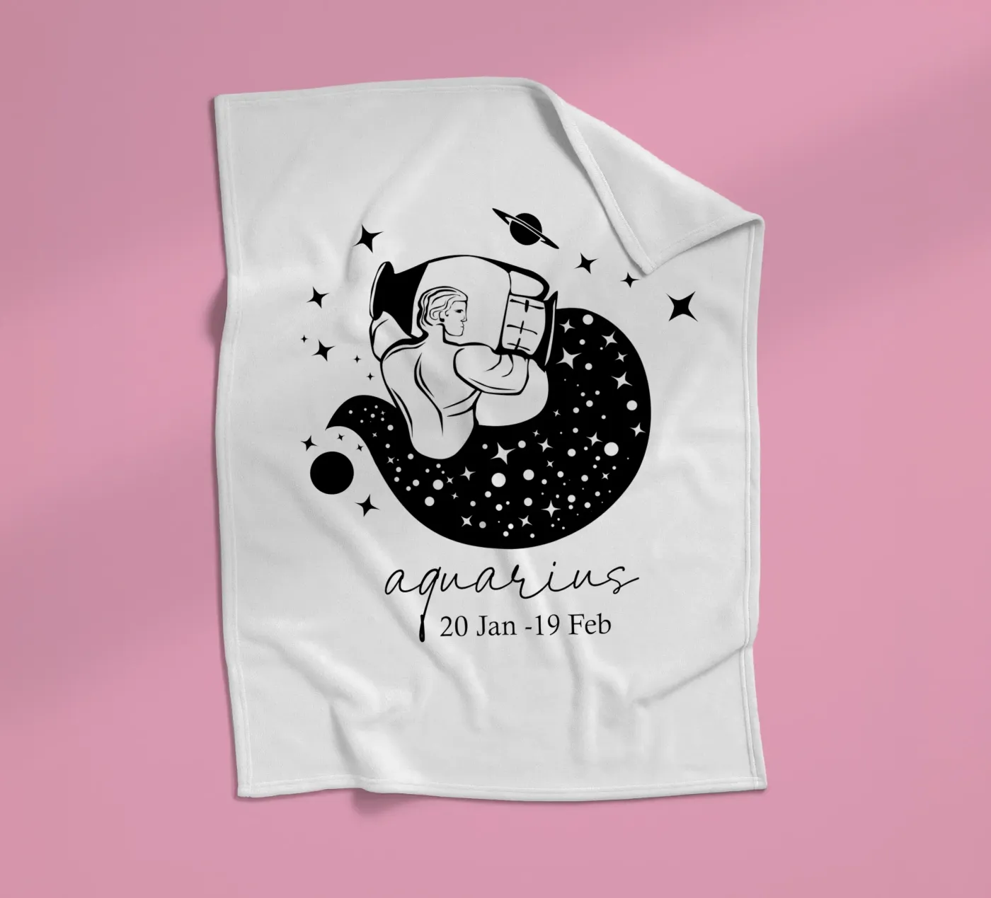 Aquarius Fleecedecke von Indigo Rain