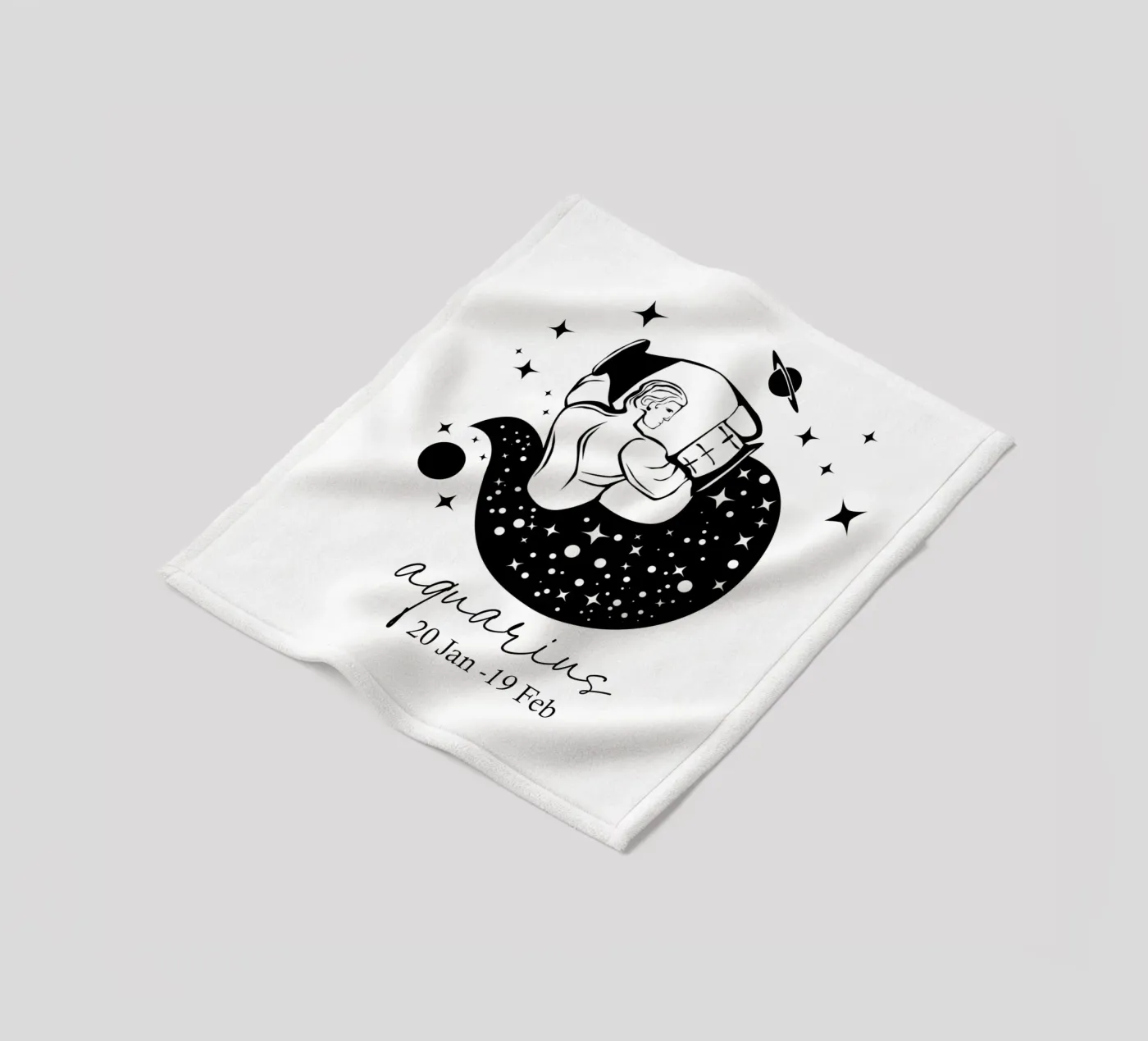 Aquarius Fleecedecke von Indigo Rain