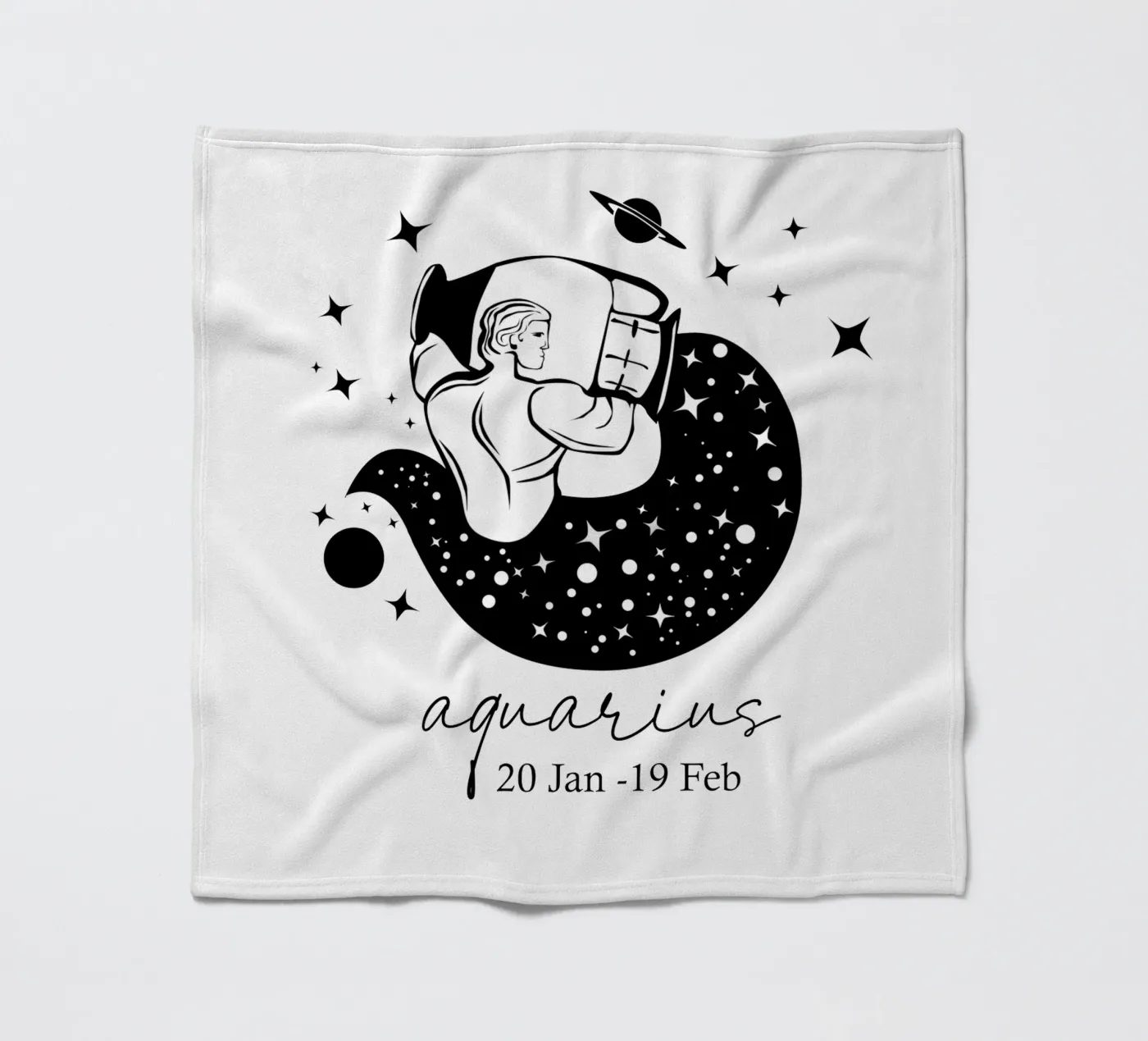 Aquarius Fleecedecke von Indigo Rain