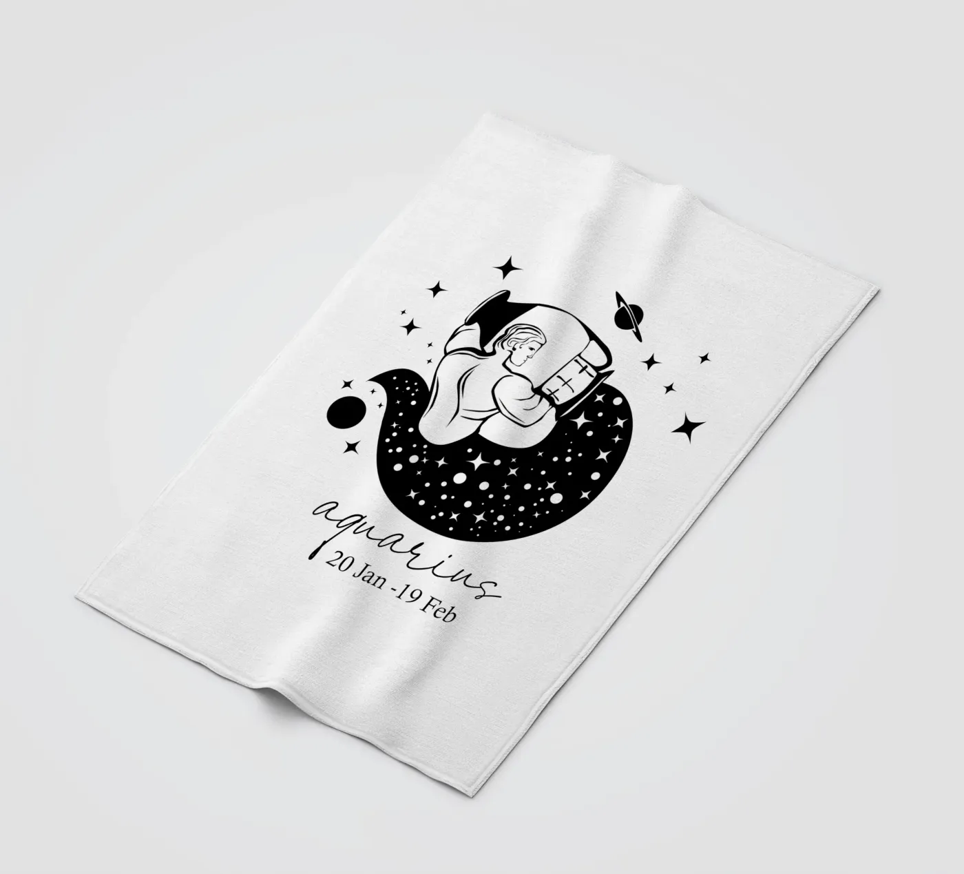 Aquarius Fleecedecke von Indigo Rain
