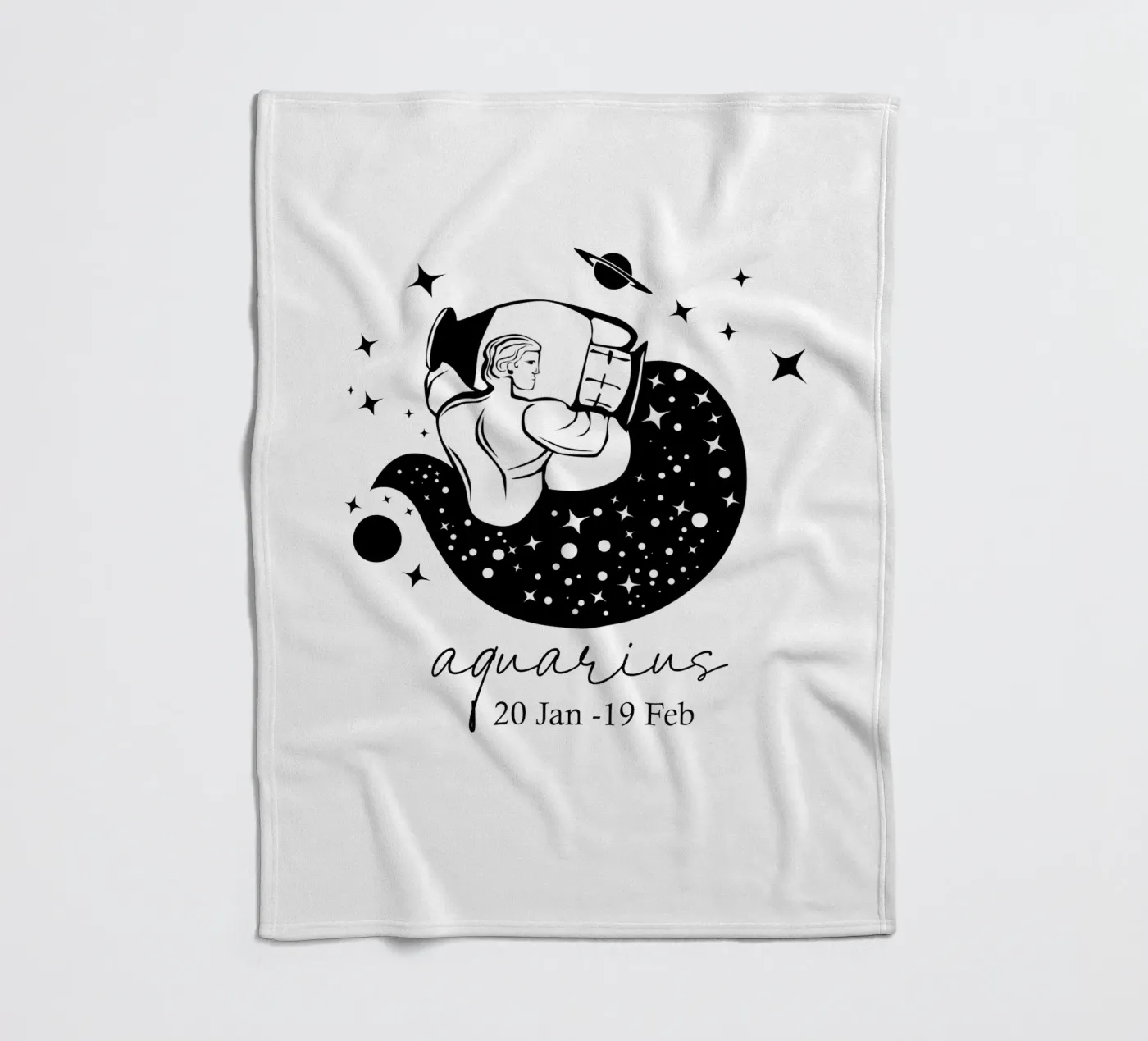 Aquarius Fleecedecke von Indigo Rain