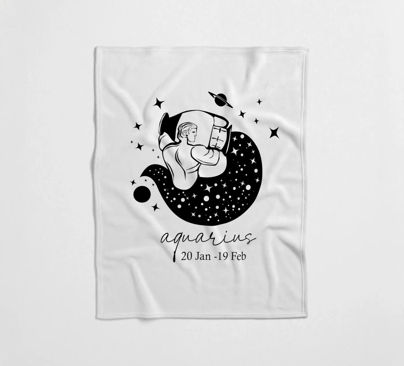 Aquarius Fleecedecke von Indigo Rain