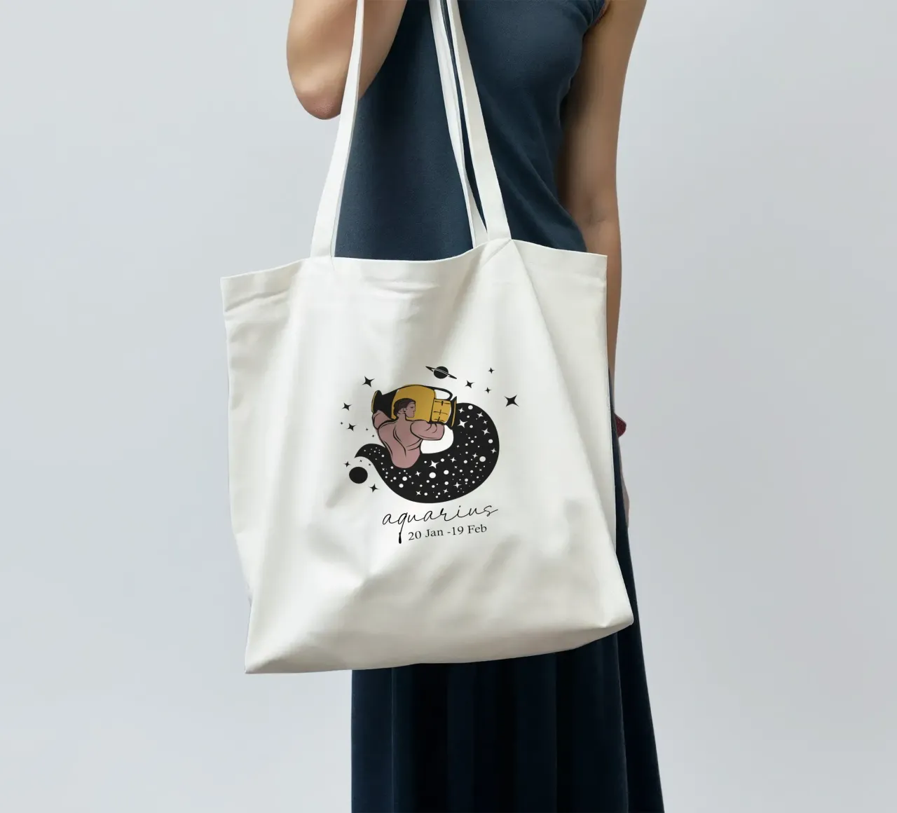 Aquarius tote bag by Indigo Rain